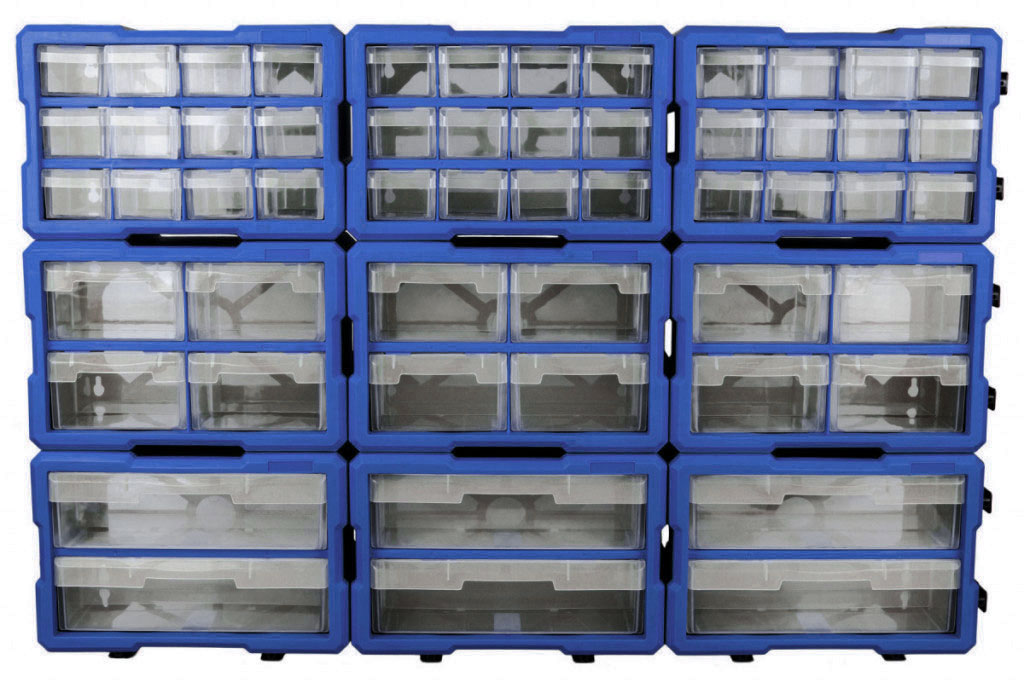 Plastový organizér, 2 boxy - MW1802