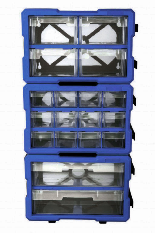 Plastový organizér, 4 boxy - MW1804