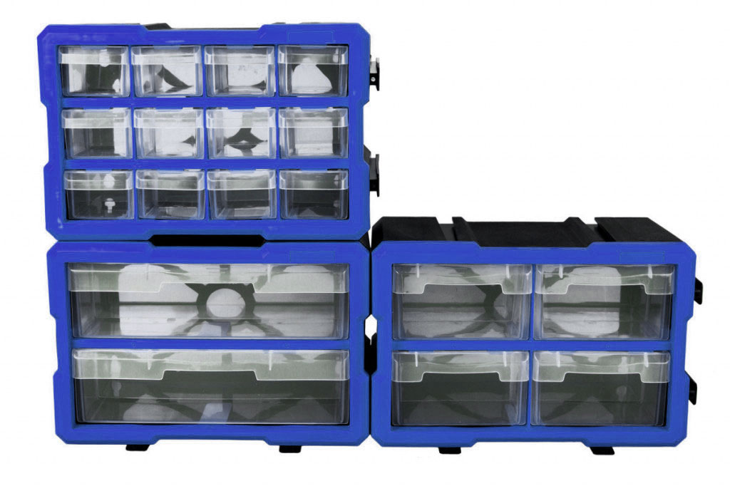 Plastový organizér, 4 boxy - MW1804