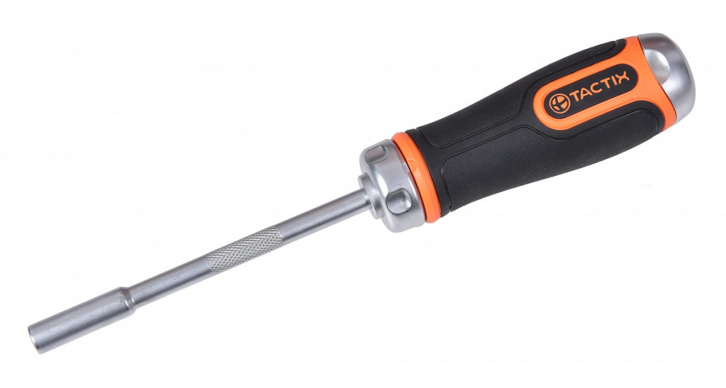 Račňový skrutkovač s bitmi 240 mm, 7 ks - TC205245