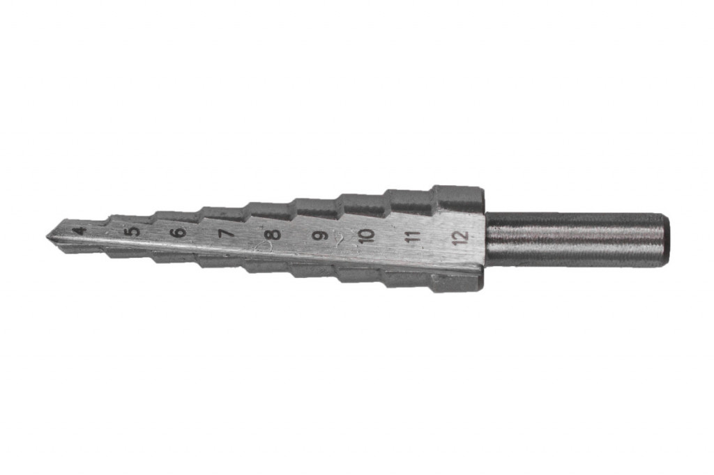 Stupňovitý kužeľový vrták 4-12 mm, HSS - TC416001