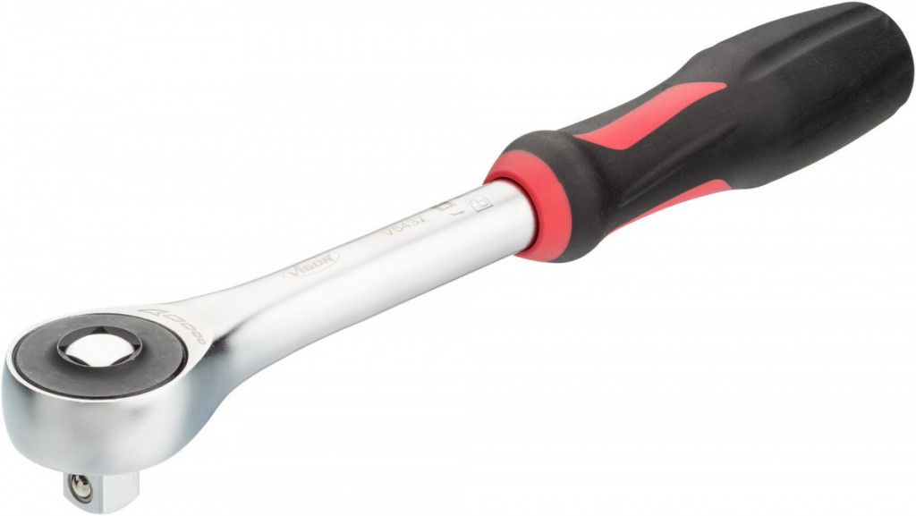 Prepínacia račňa 1/2" s 360 ° otočnou rukoväťou, dĺžka 288 mm VIGOR - V5437