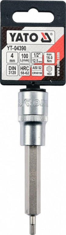 Hlavica s bitom HEX 1/2" H4 Yato - YT-04390