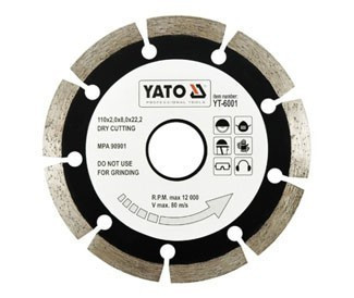 Kotúč diamantový 180 x 22,2 x 2,5 mm YT-6004