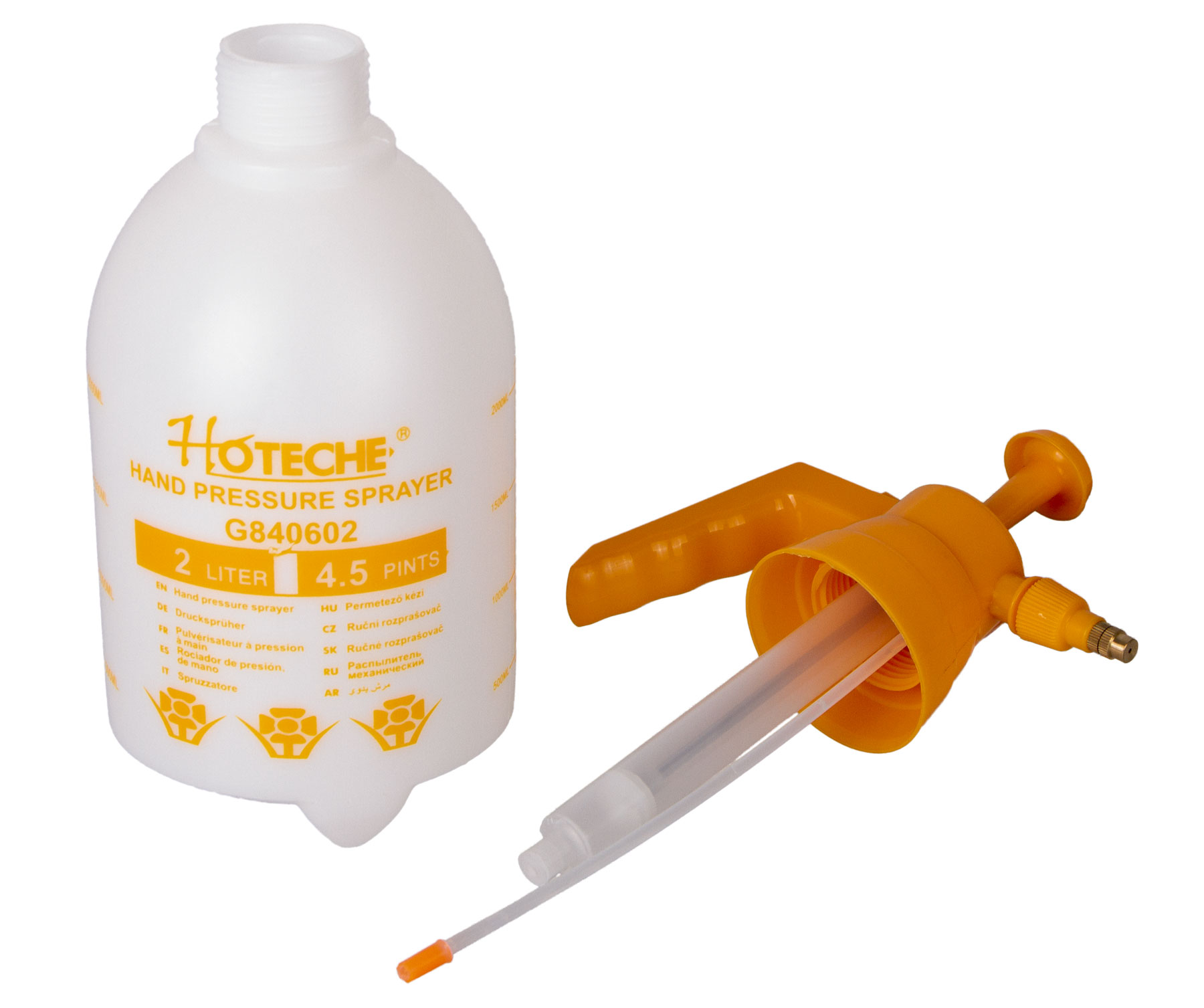 Ručný tlakový postrekovač, 2 l - HTG840602