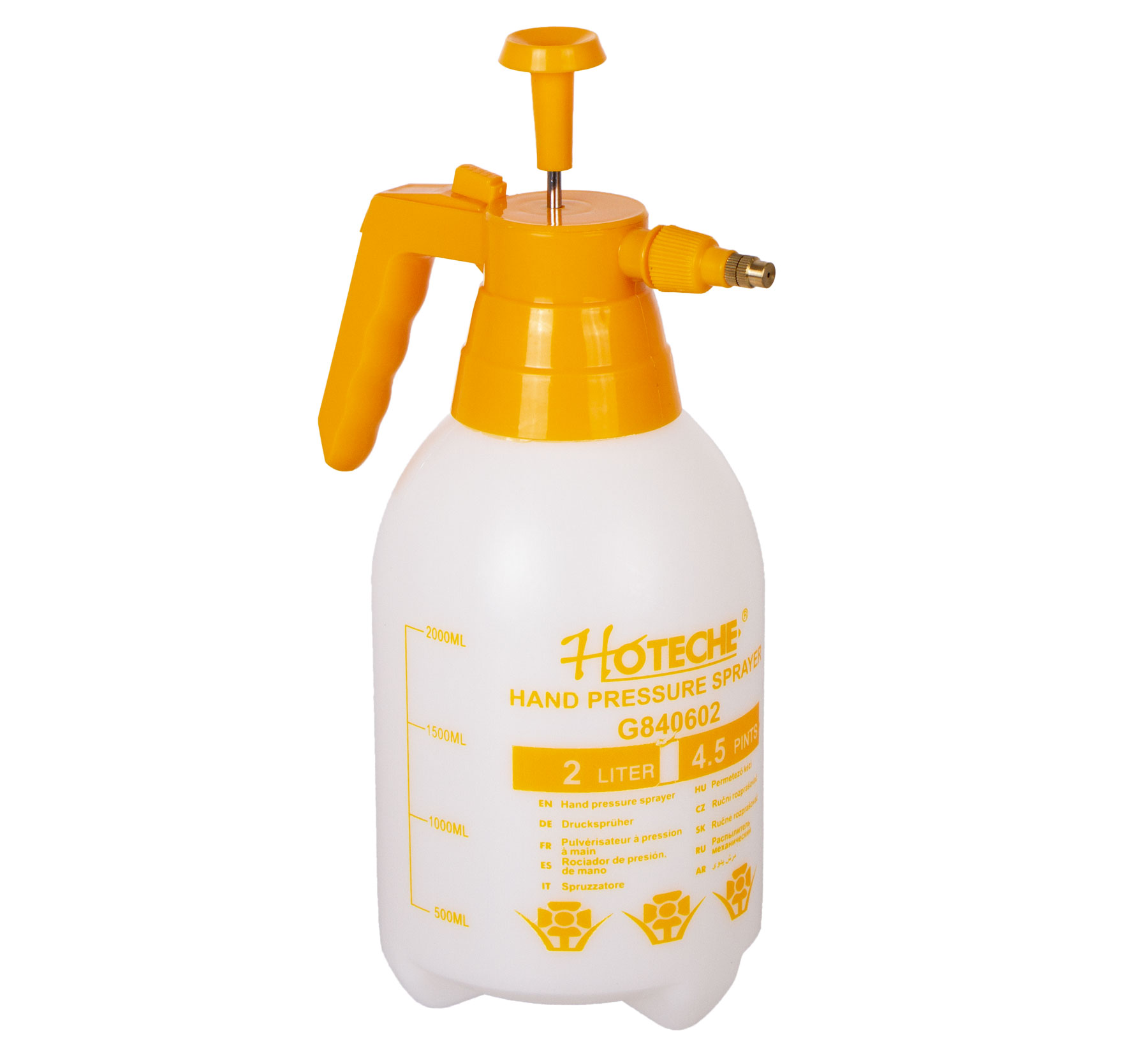 Ručný tlakový postrekovač, 2 l - HTG840602