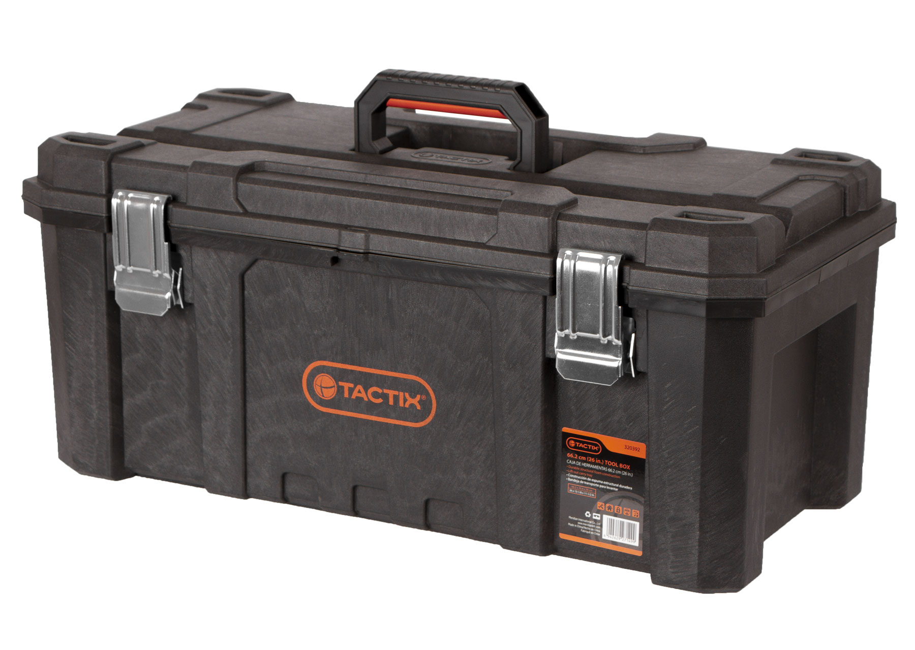 Plastový vodotesný kufor na náradie, 662 x 334 x 290 mm - TC320392
