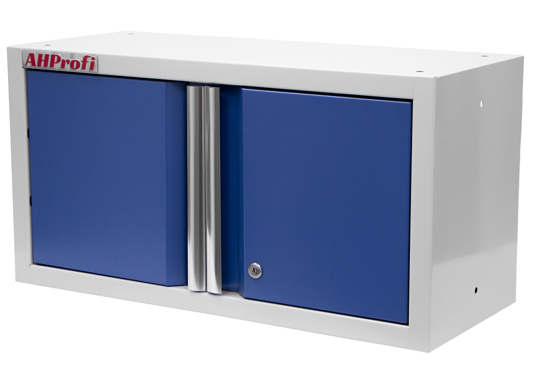 Celokovová dvojkrídlová závesná skrinka PROFI BLUE 680x281x350 mm - MWGB1326C