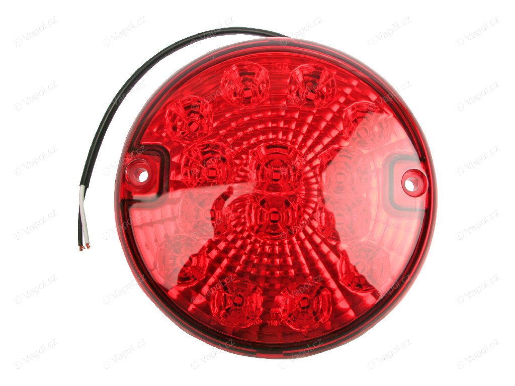 Hmlové svetlo zadné okrúhle, 140 mm, 14 x LED, 12/24 V MULTIPA