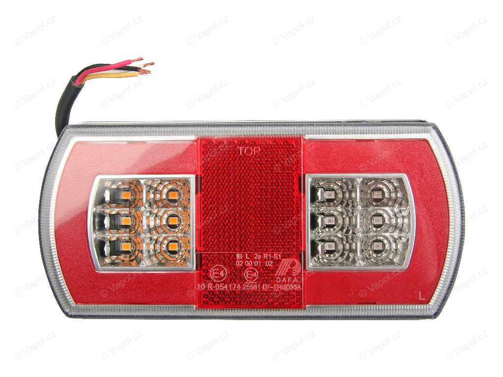 Združené svetlo TRS030 ľavé, LED, s osvetlením ŠPZ, 12 / 24 V MULTIPA