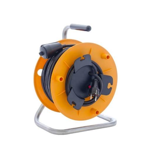 Kábel predlžovací HOBBY PKB275S, 50m / 230V, cievka, 1 zásuvka