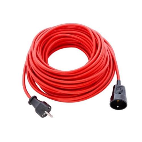 Kábel predlžovací BASIC PPS, 30m/230V, červený