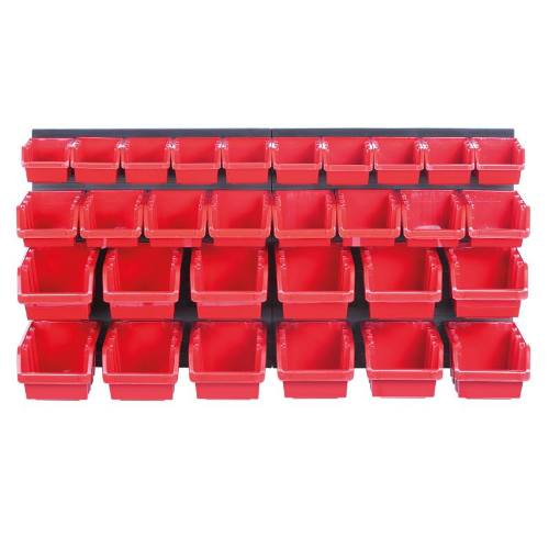 Organizér závesný s 30 boxmi, 800 x 165 x 400 mm