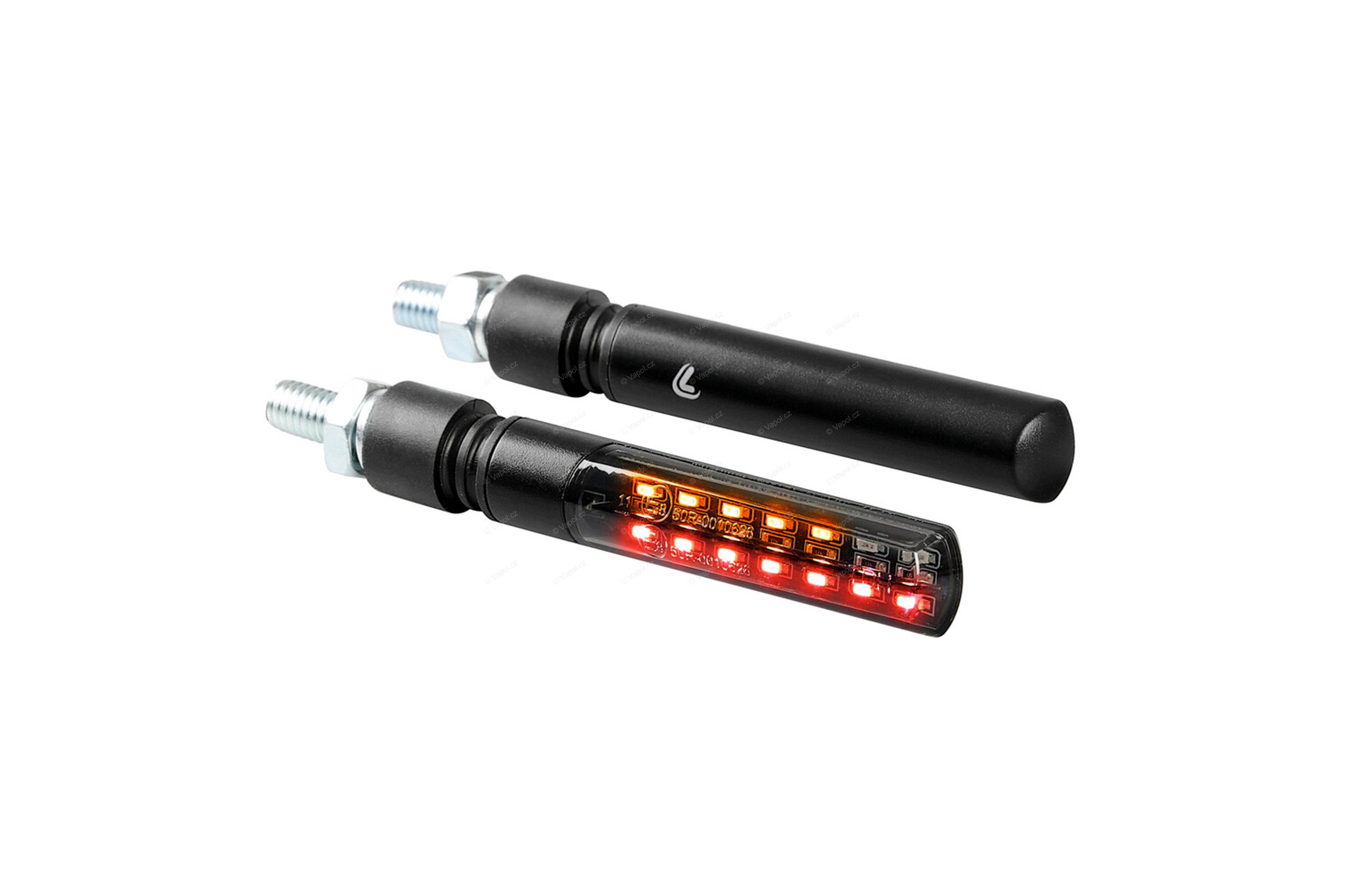 Ukazovateľ smeru na moto LINE SQ zadné + pozičné svetlo + stop svetlo, LAMPA