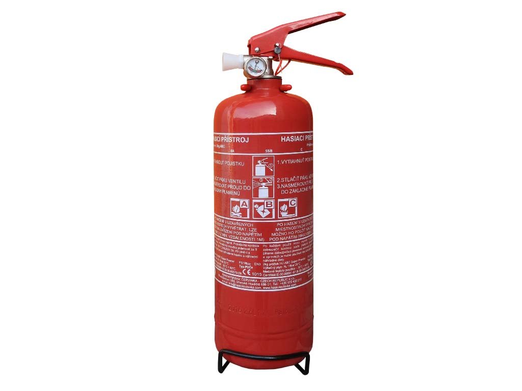 Hasicí přístroj 2 kg práškový, CZ výroba