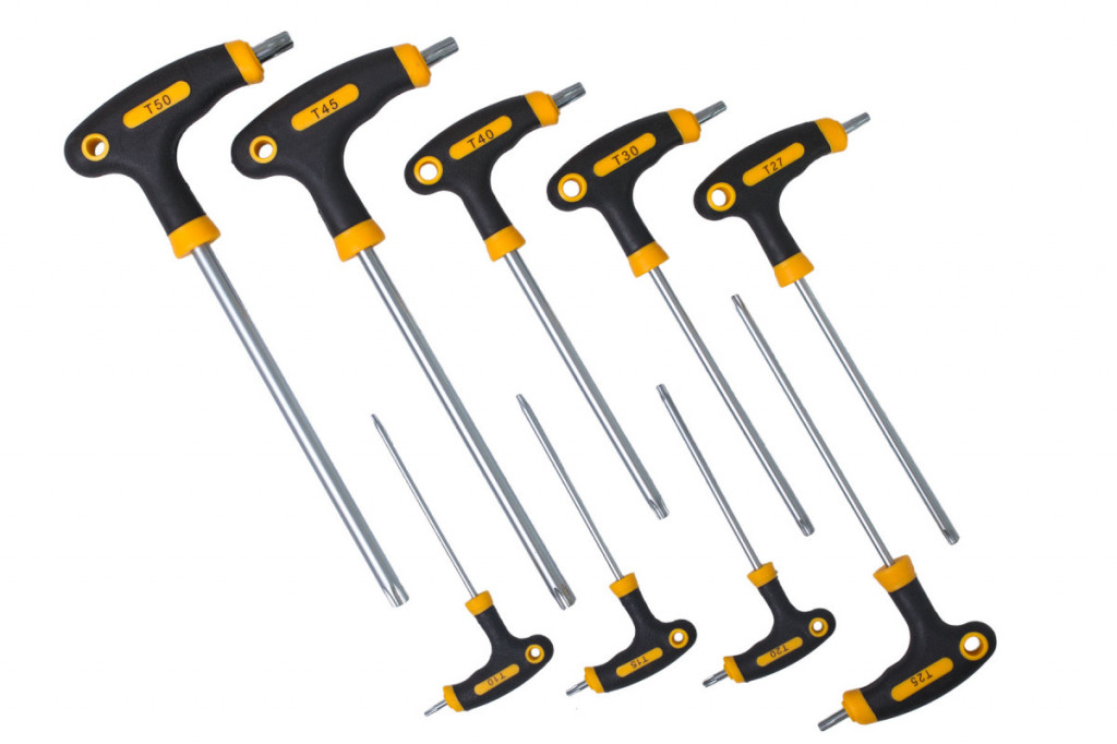 Súprava TORX skrutkovačov 9 ks, typ T - HT261609