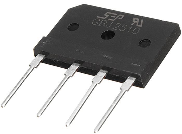 GBJ2510 - diódový mostík 1000V/25A