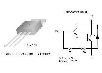 TIP120 N darl. 60V/5A 65W TO220