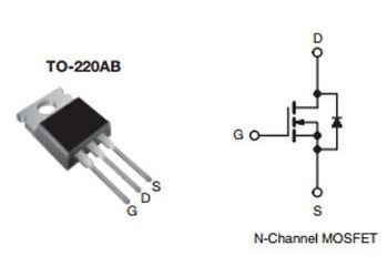 IRFBC40 N MOS 600V/6,2A 75W TO220