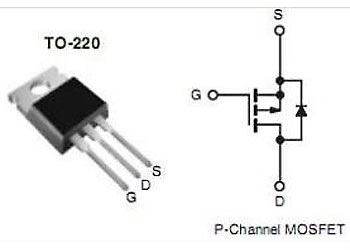 IRF9530N P MOS 100V/14A 79W TO220