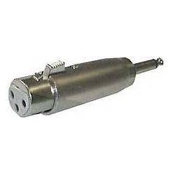 Redukcia JACK 6,3 mono konektor/XLR 3p zdierka