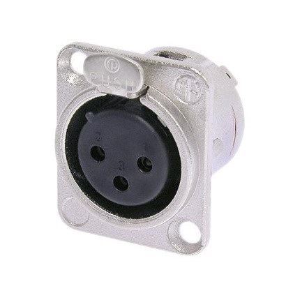XLR zdierka 3P panel NEUTRIK NC3FD-L-1