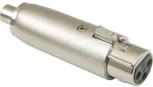 Redukcia CINCH zdierka/XLR 3p zdierka