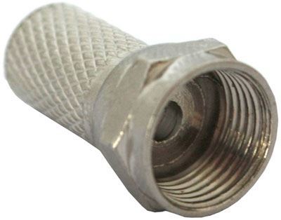 F konektor na koax 6mm skrutkovací