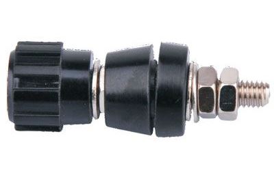 Skrutkovací svorka 43mm čierna