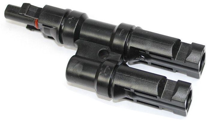 Rozbočenie MC-4, 1x zdierka, 2x konektor /MC4/