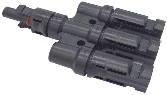 Rozbočenie MC-4, 1x zdierka, 3x konektor /MC4/