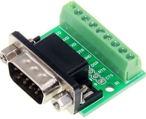 D-SUB (CANON) konektor 9pin priamy so svorkovnicou