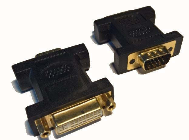 Redukcia VGA 15p konektor - DVI-I (24+5) zdierka