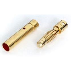 Banán a zdierka 4mm, neizolované /pružinový konektor/