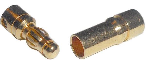 Banán a zdierka 3,5mm, neizolované /pružinový konektor/