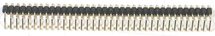 Jumper lišta 1x40pin s rozstupom 2,54mm pre PCB uhlová