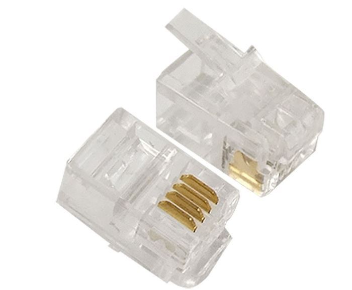 Telefónny konektor 4-4pin RJ10 (4P4C)