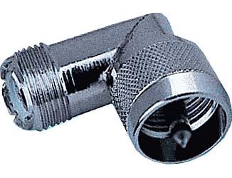 Spojka UHF konektor/UHF zdierka uhlová