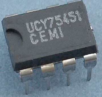 75451 - 2x driver AND TTL, DIP8 /UCY75451/