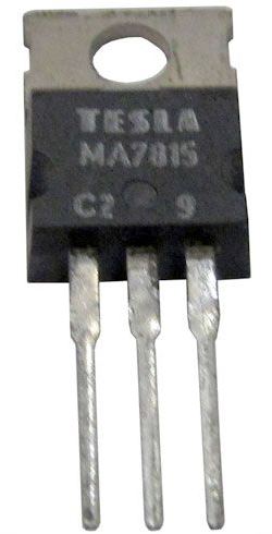 7815 stabilizátor +15V/1,5A TO220 TESLA /MA7815/