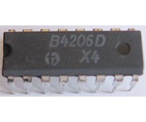 B4206D - obvod pre riadenie otáčok DIL16