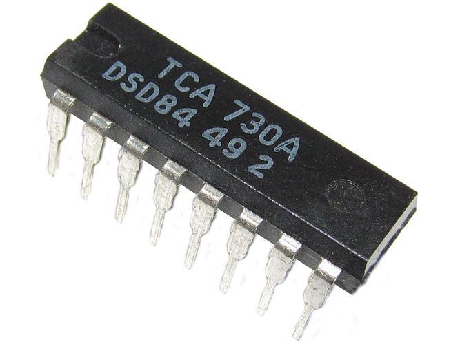TCA730A /A273D/ - obvod pre riadenie hlasitosti a balance