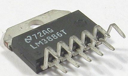 LM3886T - nf zosilňovač 65W, SIL11