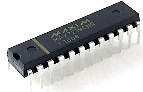 MAX7219 - budič LED matice 8x8, DIP24