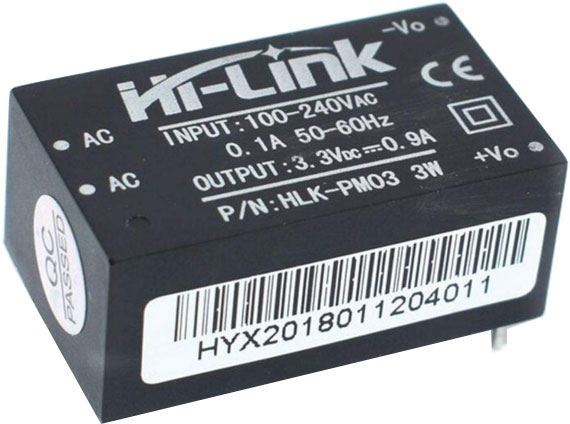 Spínaný zdroj Hi-Link HLK-PM03 3W 3,3 V/0,9 A