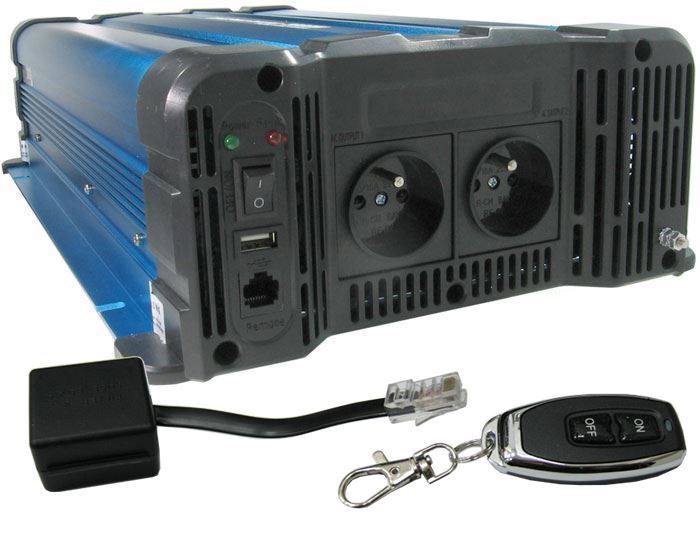 Menič napätia 48V/230V 2000W, FS2000, čistá sínusovka, D.O. bezdrôtové
