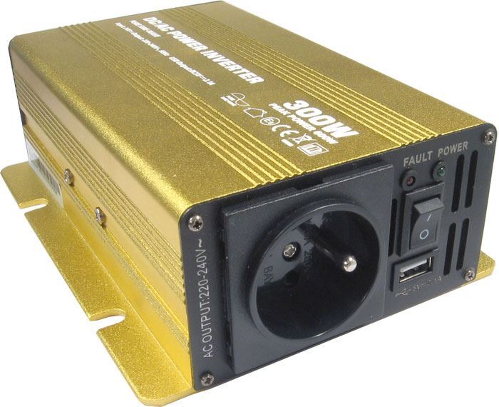 Menič napätia 24V/230V 300W, Soluowill NP300, čistá sínusovka