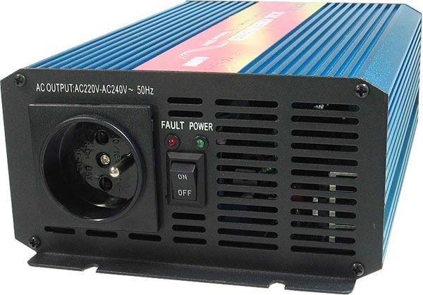 Menič napätia 24V/230V 600W, CARSPA P600, čistá sínusovka