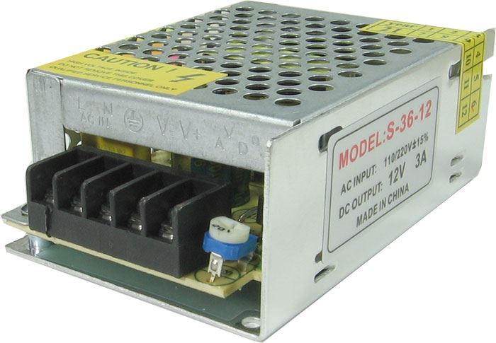 Priemyselný zdroj S-36-12, 12V=/36W spínaný