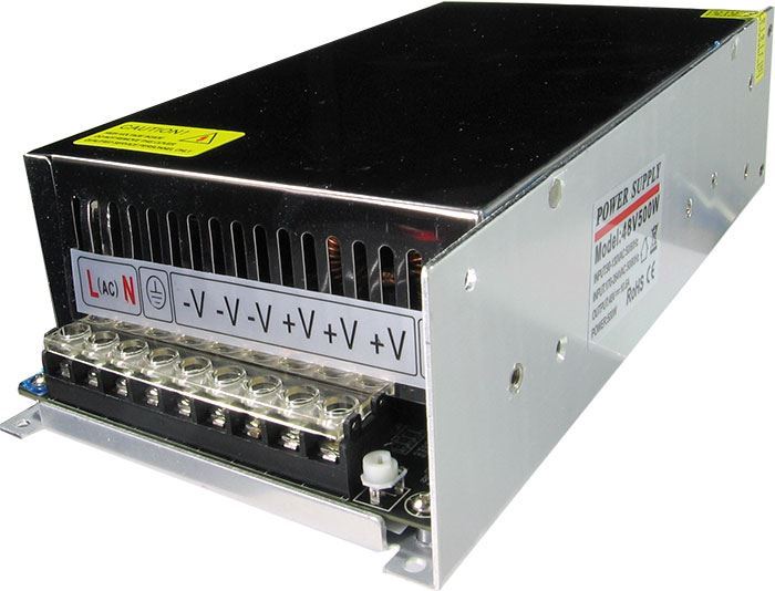 Priemyselný zdroj S-500-48, 48V=/500W spínaný
